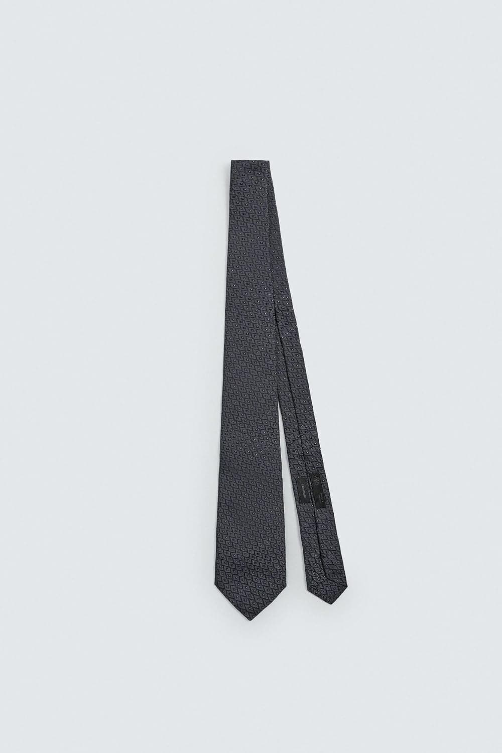 کراوات مردانه Zara هندسی جاکارد ابریشم %100 کراوات مردانه Zara هندسی جاکارد ابریشم %100