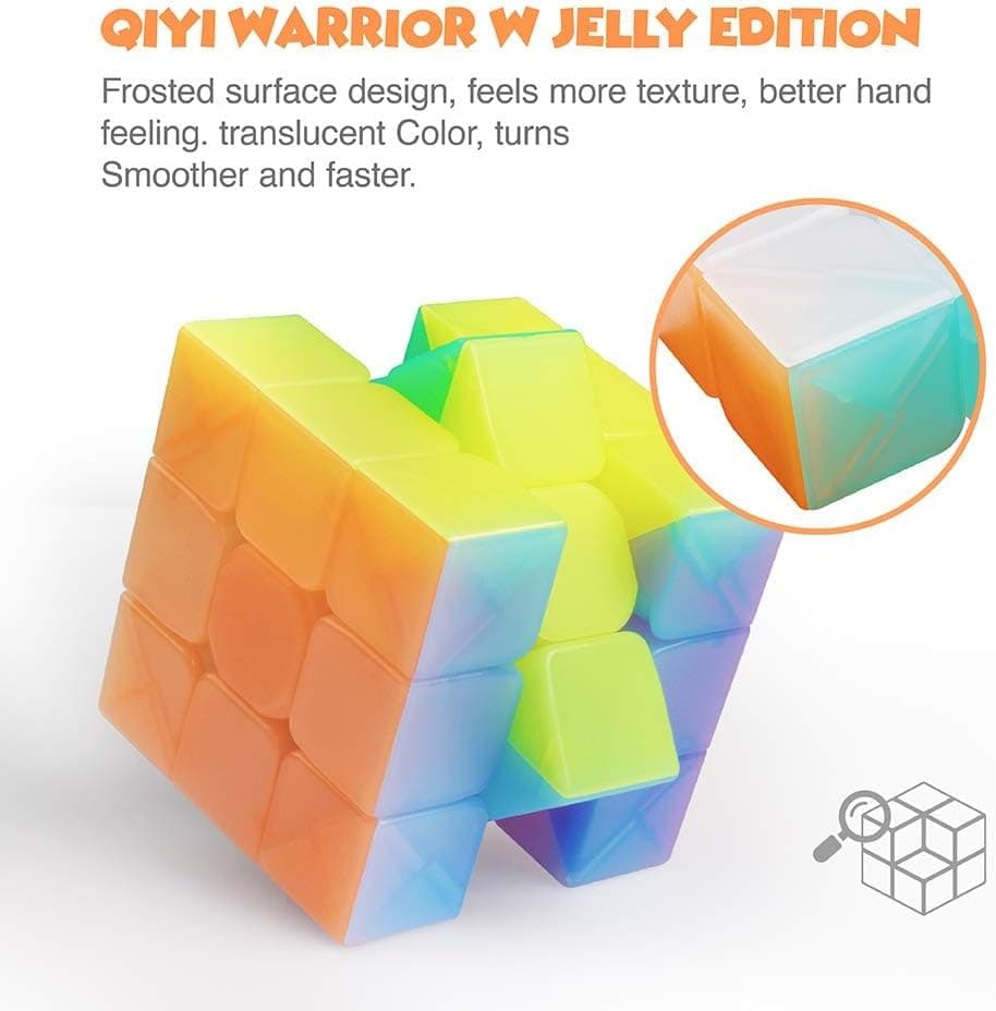مکعب پازل سرعتی بدون برچسب D-FantiX QYTOYS مدل Qiyi Warrior W 3x3x3 مکعب پازل سرعتی بدون برچسب D-FantiX QYTOYS مدل Qiyi Warrior W 3x3x3