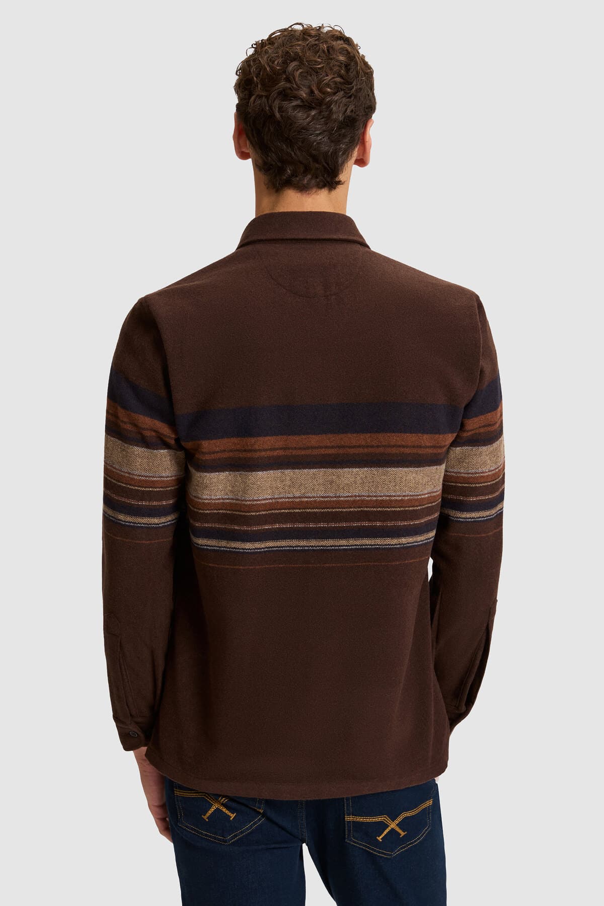 پیراهن مردانه آستینبلند قهوهای تیره U.S. Polo Assn. مدل 50329674-VR084 پیراهن مردانه آستینبلند قهوهای تیره U.S. Polo Assn. مدل 50329674-VR084