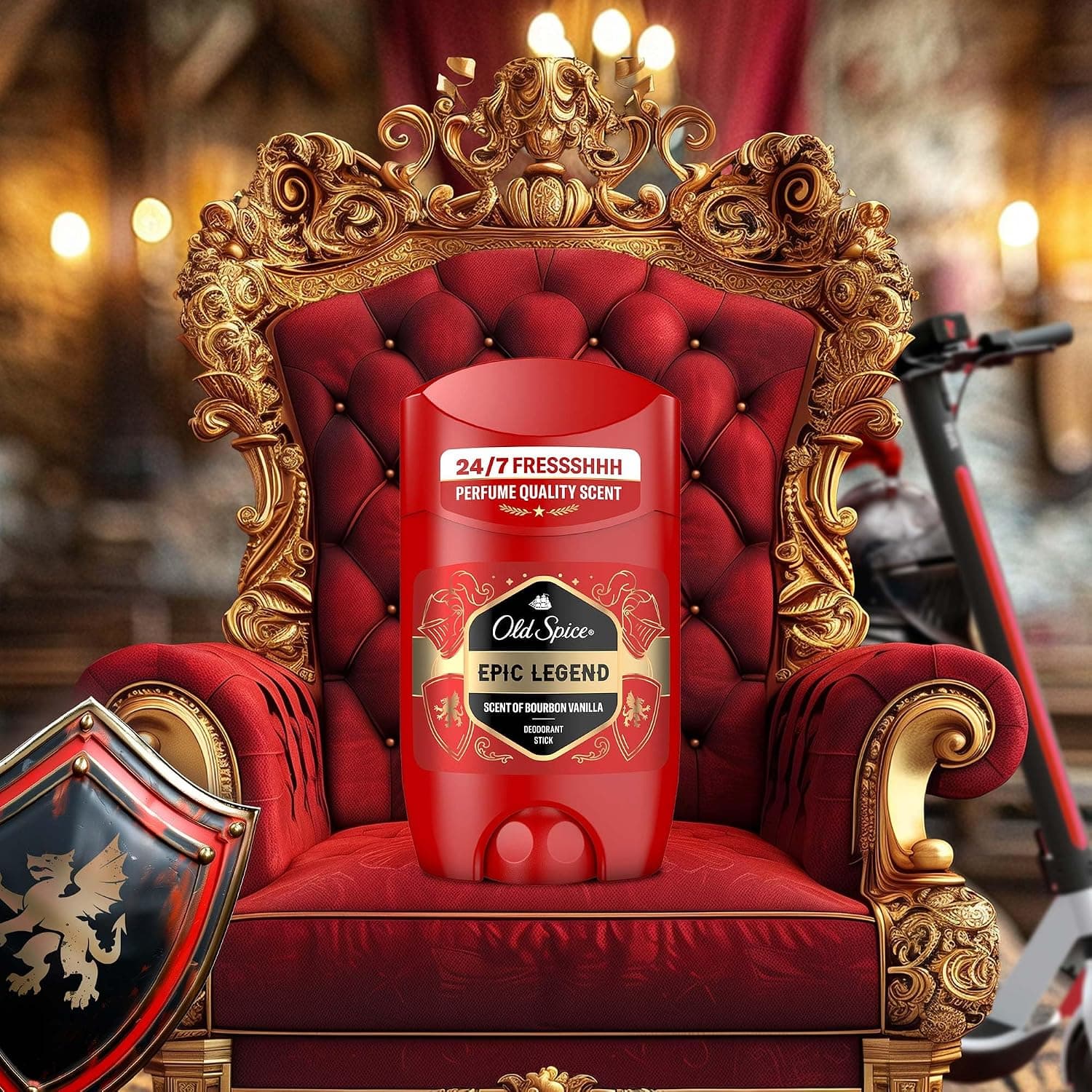 استیک دئودورانت مردانه Old Spice Epic Legend مدل 50 ml استیک دئودورانت مردانه Old Spice Epic Legend مدل 50 ml