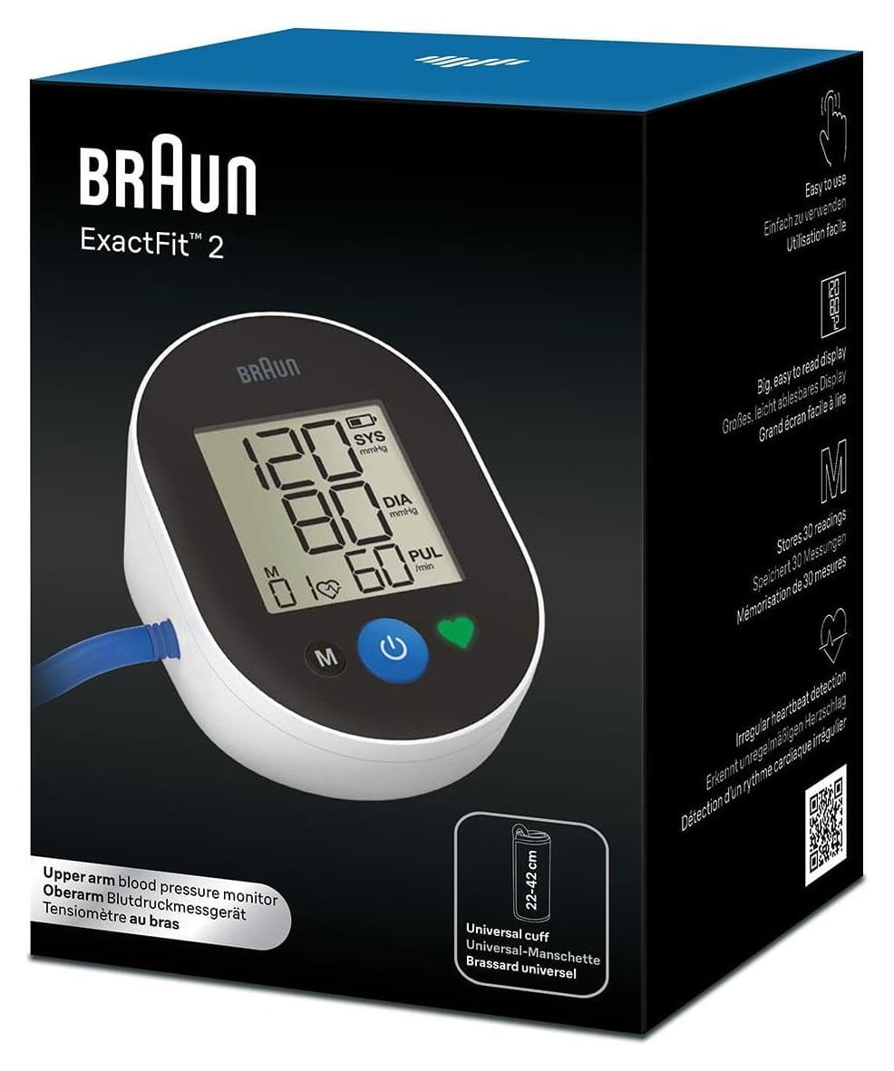 فشارسنج بازویی Braun Exactfit 2 مدل BUA4050EU فشارسنج بازویی Braun Exactfit 2 مدل BUA4050EU