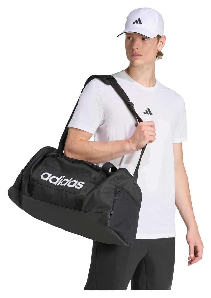 کیف ورزشی یونیسکس adidas Linear Duffel M مدل JD9555 کیف ورزشی یونیسکس adidas Linear Duffel M مدل JD9555