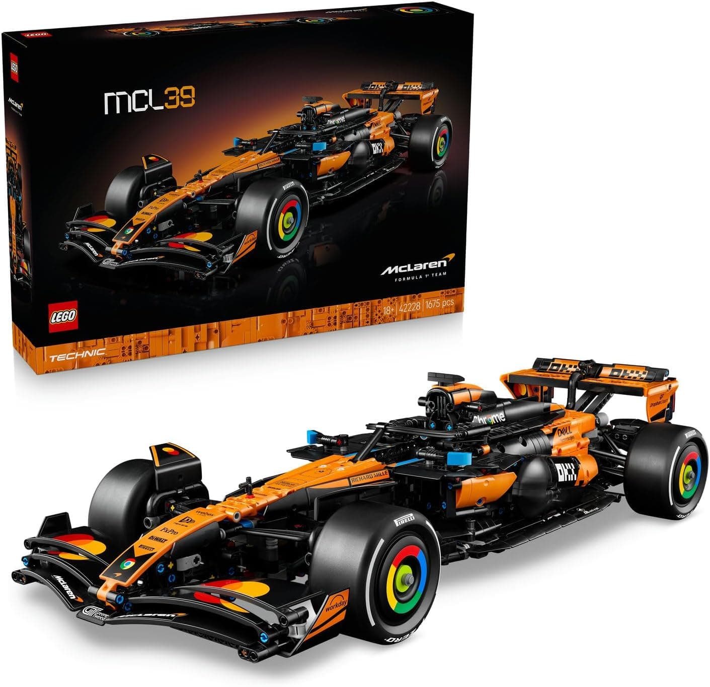 لگو Technic ماشین مسابقهای McLaren MCL39 F1 مدل 42228 لگو Technic ماشین مسابقهای McLaren MCL39 F1 مدل 42228