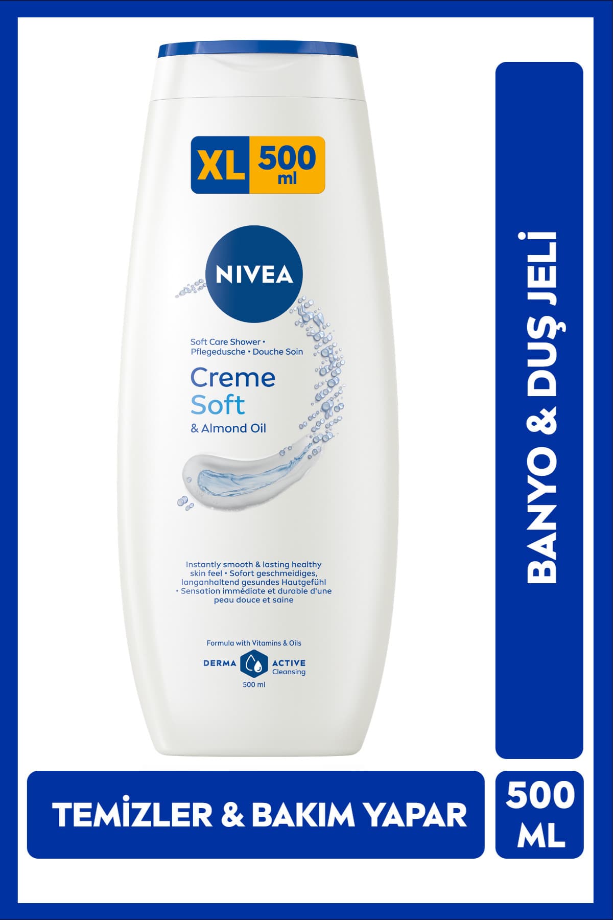ژل حمام و دوش زنانه NIVEA Creme Soft با روغن بادام 500ml ژل حمام و دوش زنانه NIVEA Creme Soft با روغن بادام 500ml