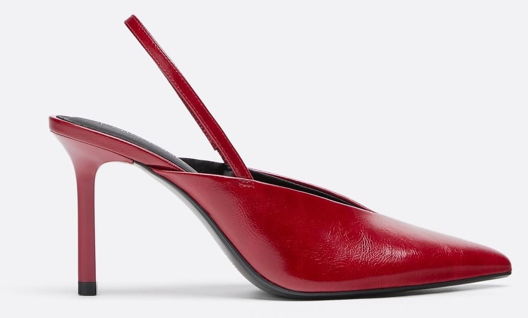 استیلتو زنانه Stradivarius یقه V پشت باز استیلتو زنانه Stradivarius یقه V پشت باز