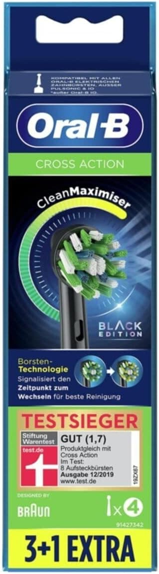 سری یدک مسواک Oral-B Cross Action با فناوری Cleanmaximizer 3+1 سری یدک مسواک Oral-B Cross Action با فناوری Cleanmaximizer 3+1