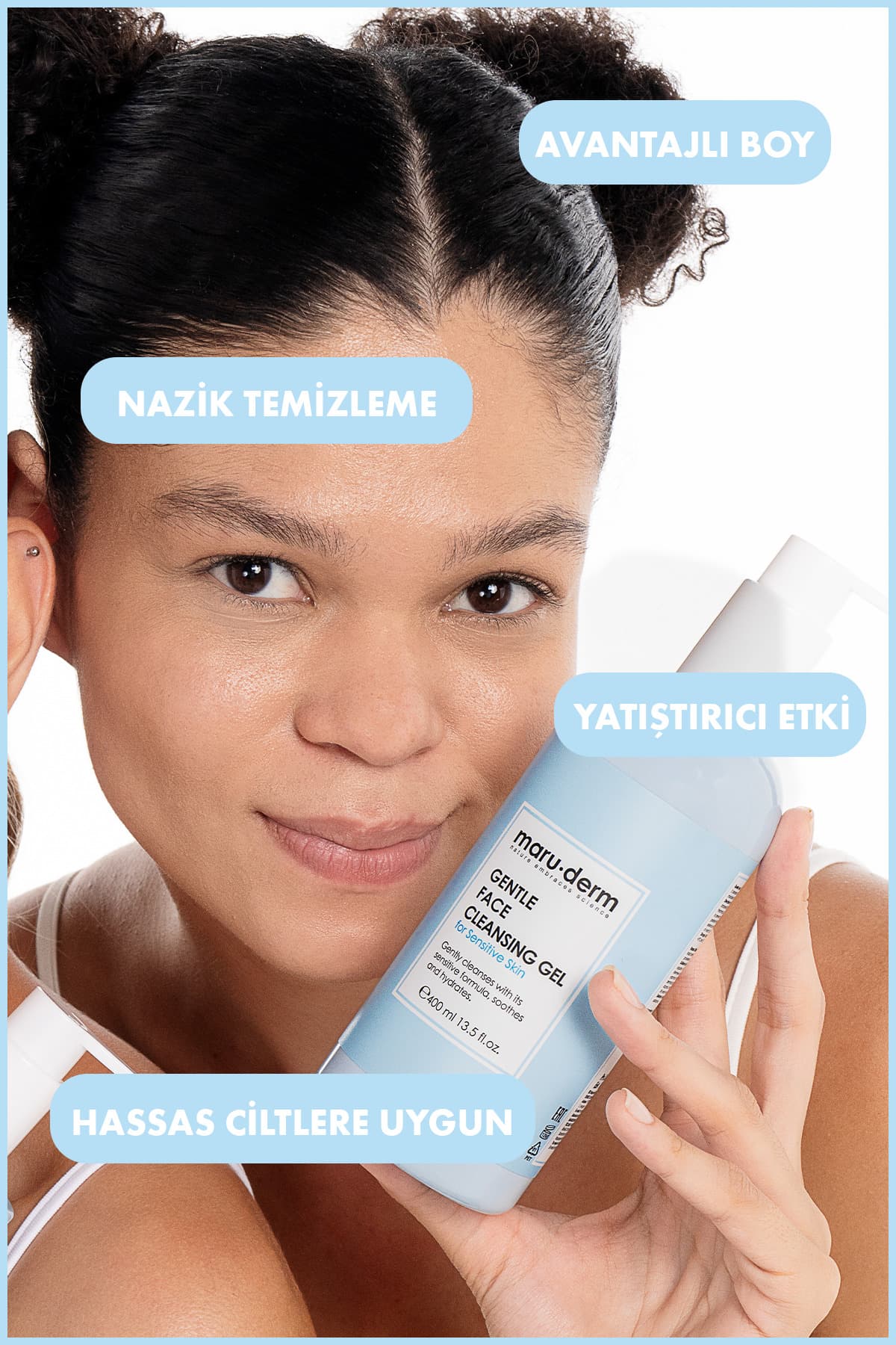 ژل پاککننده صورت برای پوستهای حساس و آتوپیک Maru.Derm 400 ML ژل پاککننده صورت برای پوستهای حساس و آتوپیک Maru.Derm 400 ML