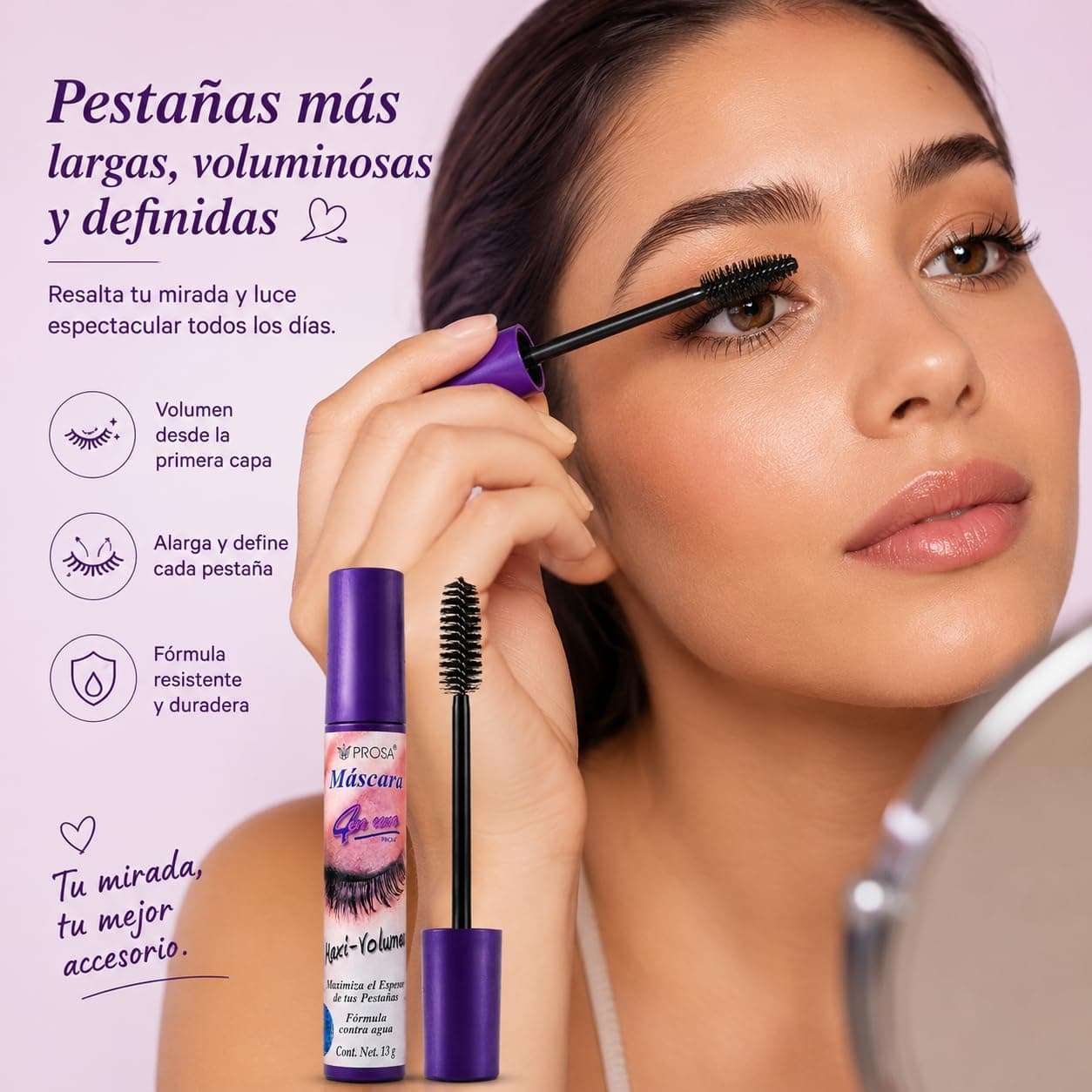 ریمل حجمدهنده Prosa مدل 4 IN 1 Maxi-Volume ریمل حجمدهنده Prosa مدل 4 IN 1 Maxi-Volume