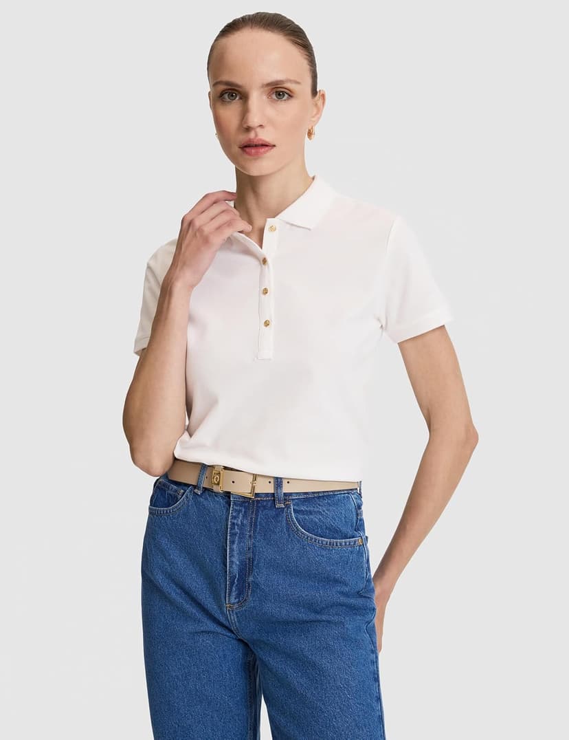 تیشرت زنانه Pierre Cardin سفید بیسیک مدل 50325456-VR013 تیشرت زنانه Pierre Cardin سفید بیسیک مدل 50325456-VR013
