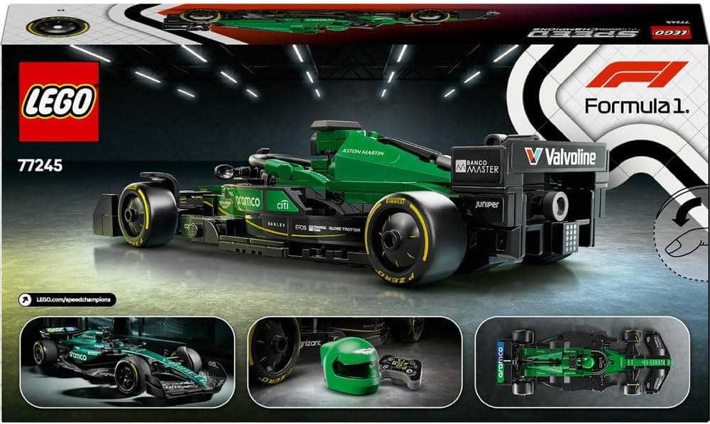 لگو Speed Champions ماشین مسابقه مدل Aston Martin Aramco F1 AMR24 77245 لگو Speed Champions ماشین مسابقه مدل Aston Martin Aramco F1 AMR24 77245