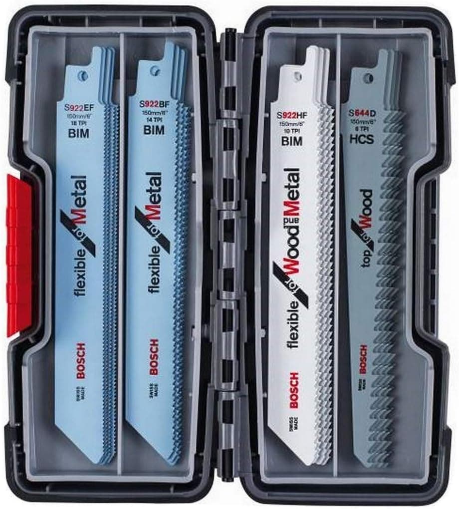 مجموعه تیغه اره سیبری چوب و فلز Bosch مدل 2607010902 20 عددی مجموعه تیغه اره سیبری چوب و فلز Bosch مدل 2607010902 20 عددی