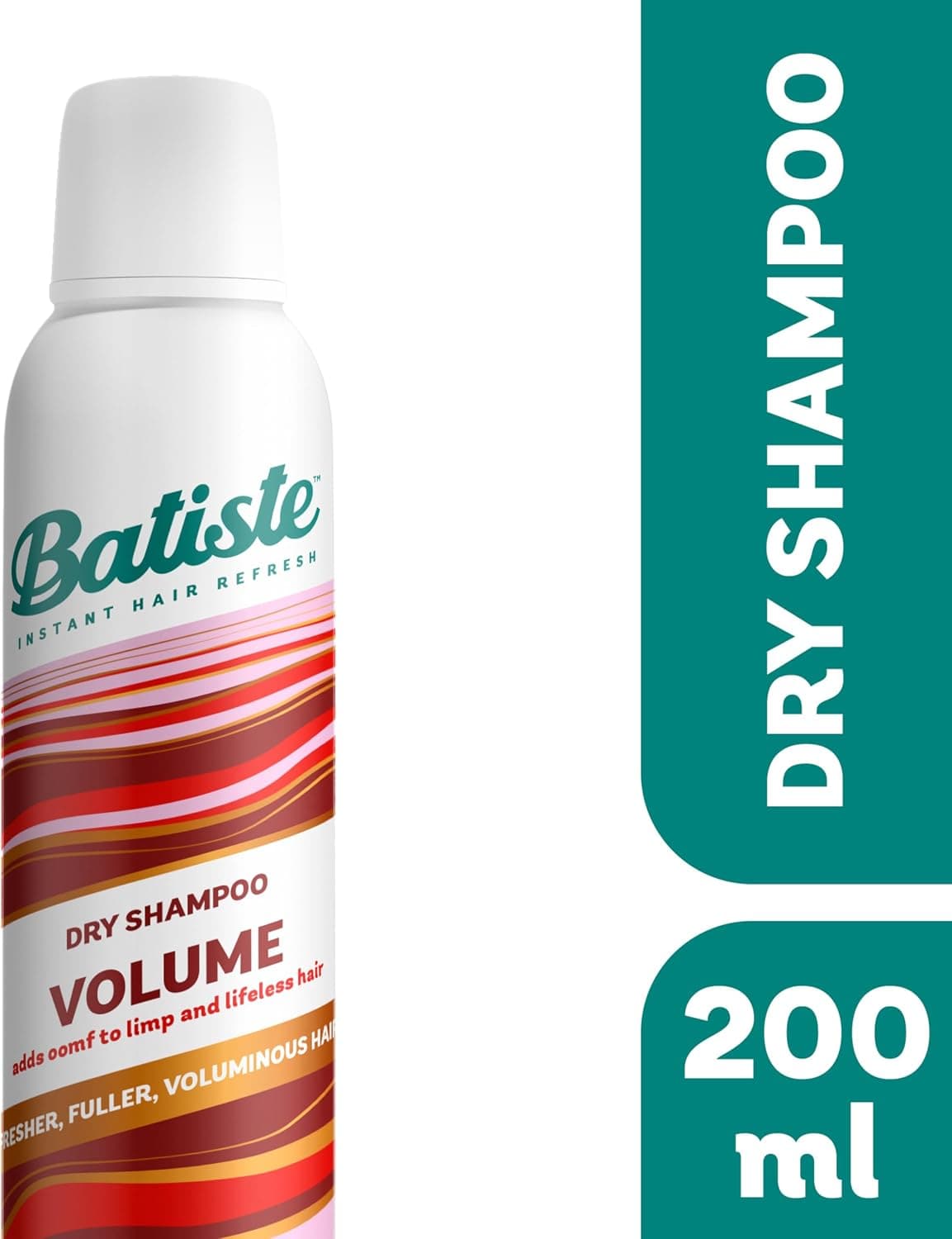 شامپو خشک حجمدهنده Batiste مناسب موهای بیحالت، پاککننده چربی ریشه 200ml شامپو خشک حجمدهنده Batiste مناسب موهای بیحالت، پاککننده چربی ریشه 200ml