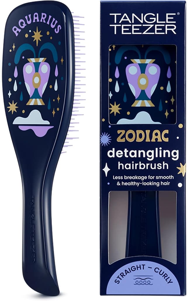 شانه باز کننده گره مو Tangle Teezer موهای صاف و مجعد مدل Zodiac Aquarius شانه باز کننده گره مو Tangle Teezer موهای صاف و مجعد مدل Zodiac Aquarius