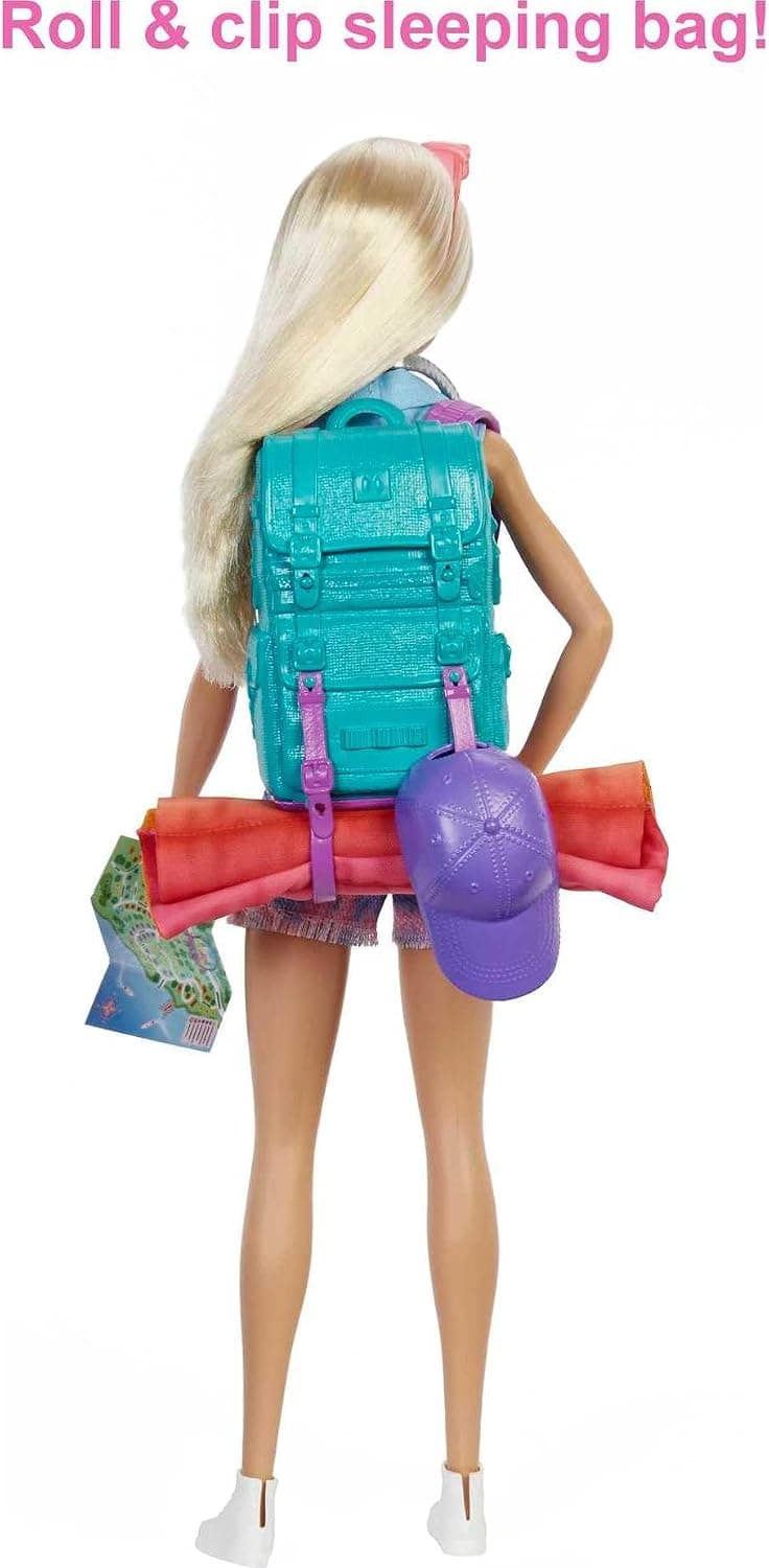 عروسک کمپینگ و لوازم جانبی Barbie مدل It Takes Two Malibu با 10+ تکه عروسک کمپینگ و لوازم جانبی Barbie مدل It Takes Two Malibu با 10+ تکه