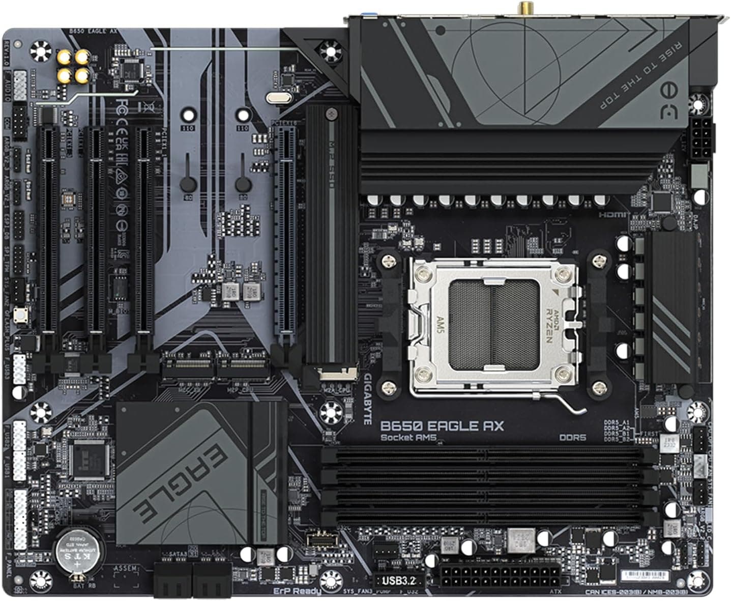 مادربرد GIGABYTE ATX سوکت AM5 مدل B650 Eagle AX مادربرد GIGABYTE ATX سوکت AM5 مدل B650 Eagle AX