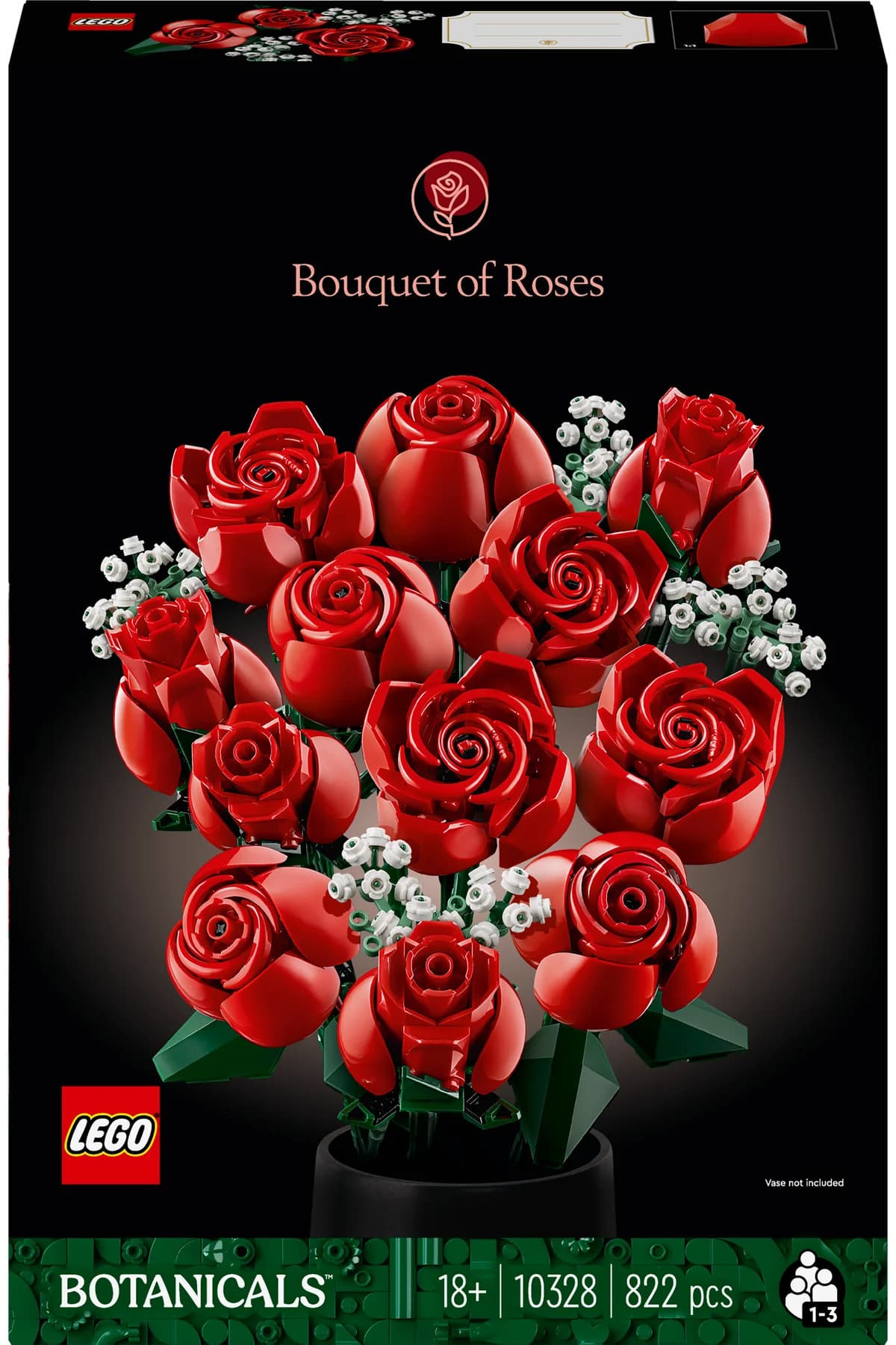 لگو Botanicals دستهگل رز برای بزرگسالان مدل 10328 (822 قطعه) لگو Botanicals دستهگل رز برای بزرگسالان مدل 10328 (822 قطعه)