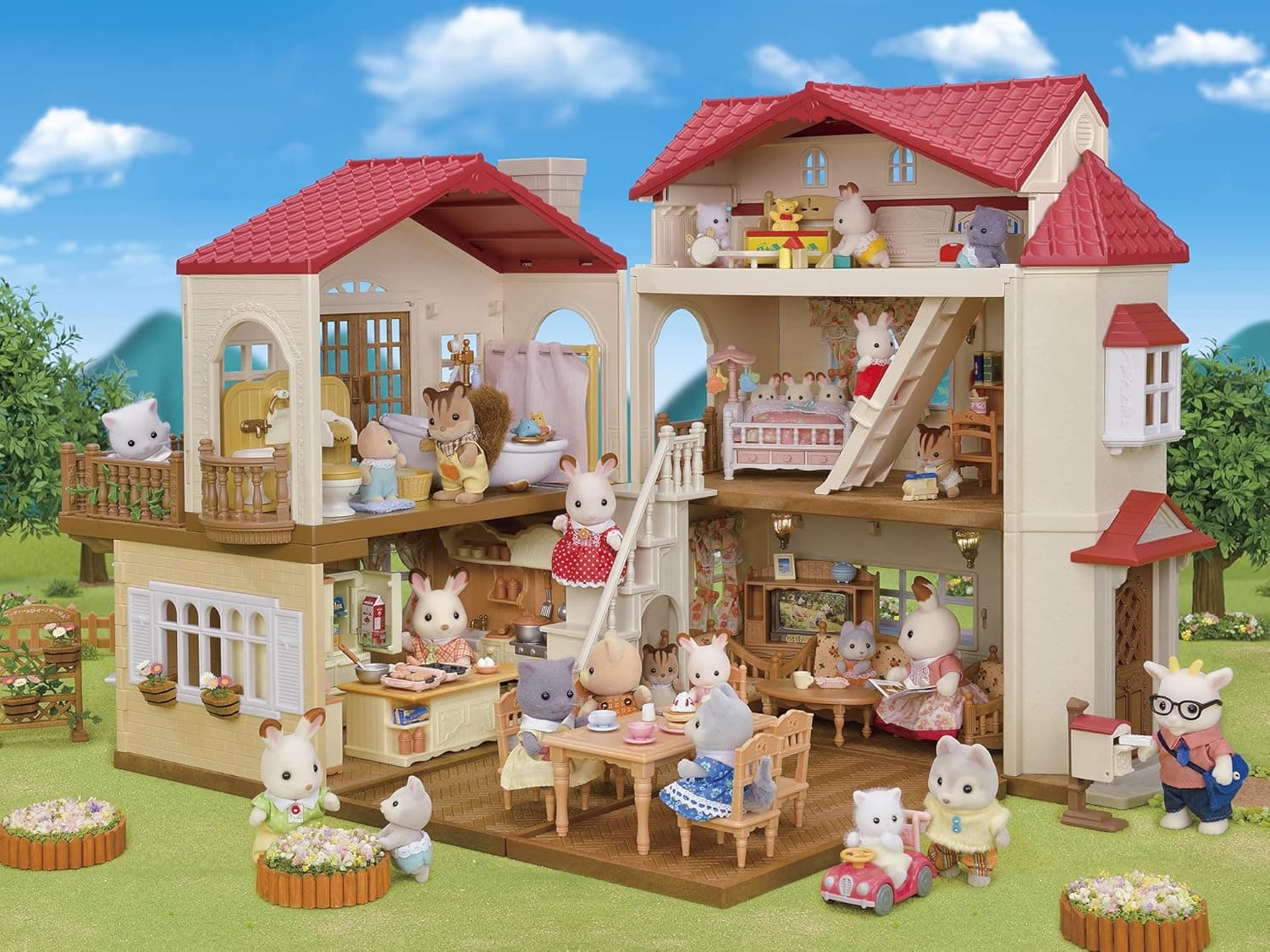 خانه عروسکی Sylvanian Families مدل 5716 با اتاق زیرشیروانی خانه عروسکی Sylvanian Families مدل 5716 با اتاق زیرشیروانی