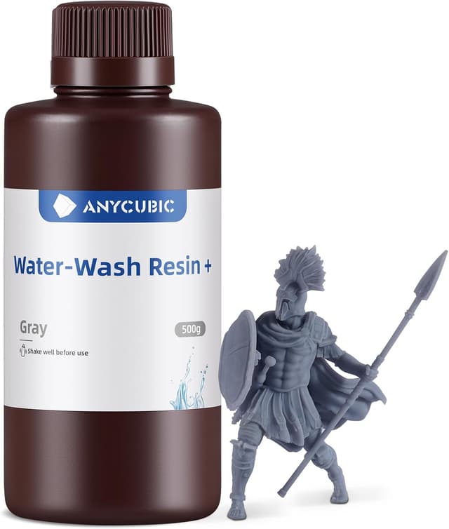 رزین پرینتر سه بعدی ANYCUBIC قابل شستشو با آب خاکستری 500g رزین پرینتر سه بعدی ANYCUBIC قابل شستشو با آب خاکستری 500g