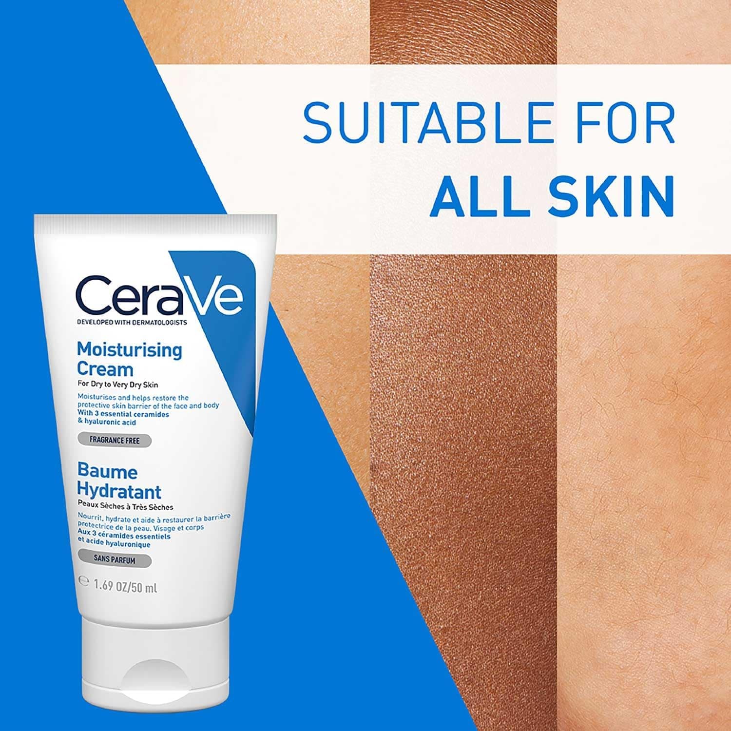 کرم مرطوبکننده CeraVe حجم 50 ml کرم مرطوبکننده CeraVe حجم 50 ml