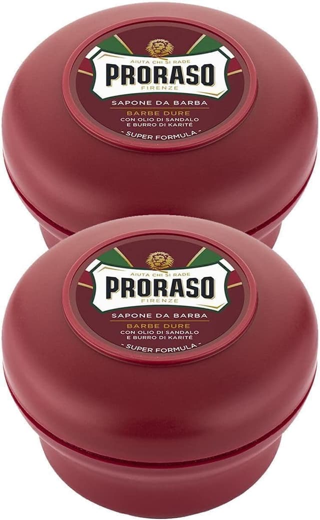 صابون اصلاح Proraso با عصاره چوب صندل و شیباتر 150 ml 2 عدد صابون اصلاح Proraso با عصاره چوب صندل و شیباتر 150 ml 2 عدد