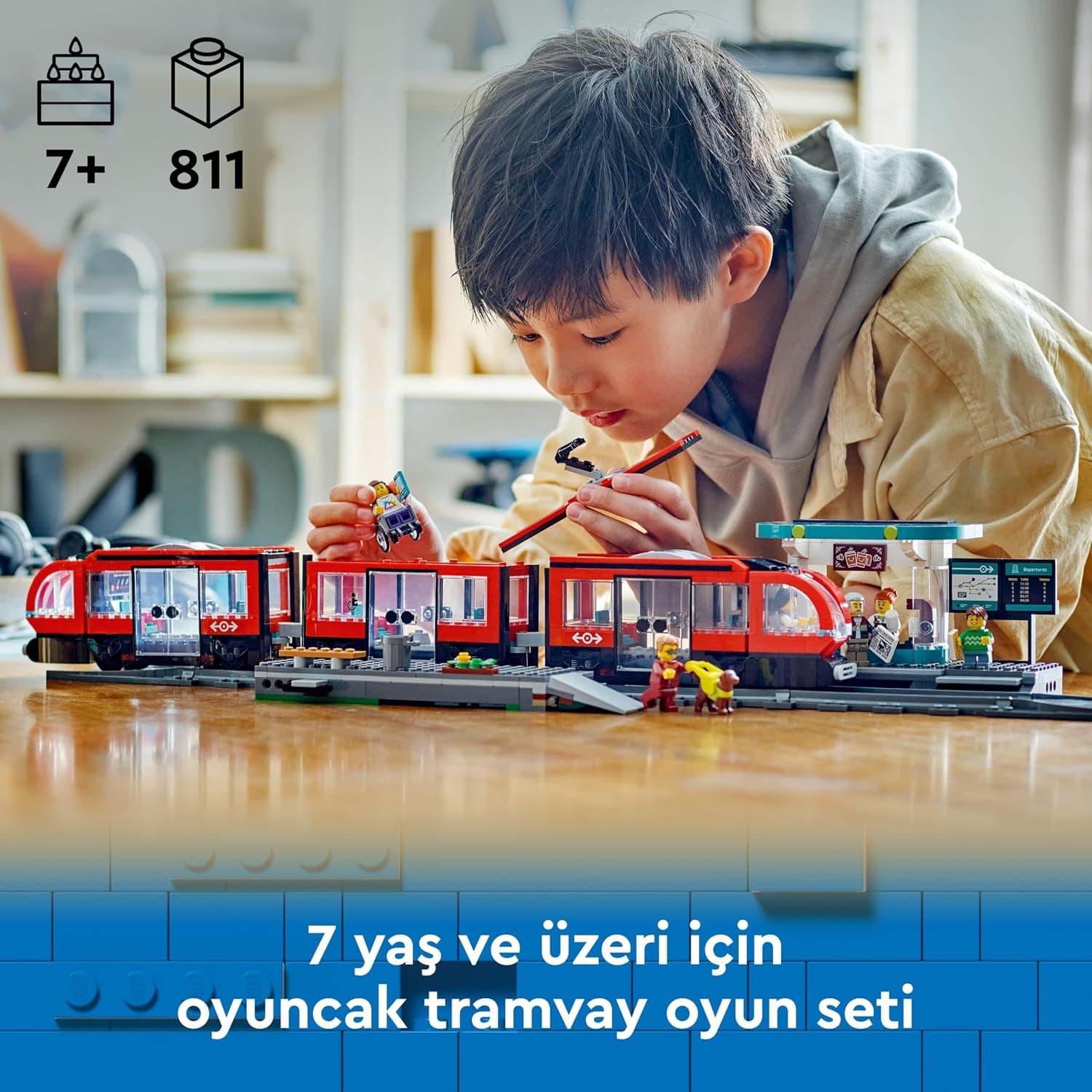 لگو ست مدل City Şehir Merkezi Tramvay İstasyonu 60423 لگو ست مدل City Şehir Merkezi Tramvay İstasyonu 60423