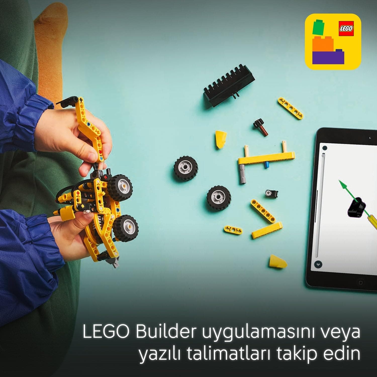 لگو Technic بیلمکانیکی و لودر مدل 42197 لگو Technic بیلمکانیکی و لودر مدل 42197