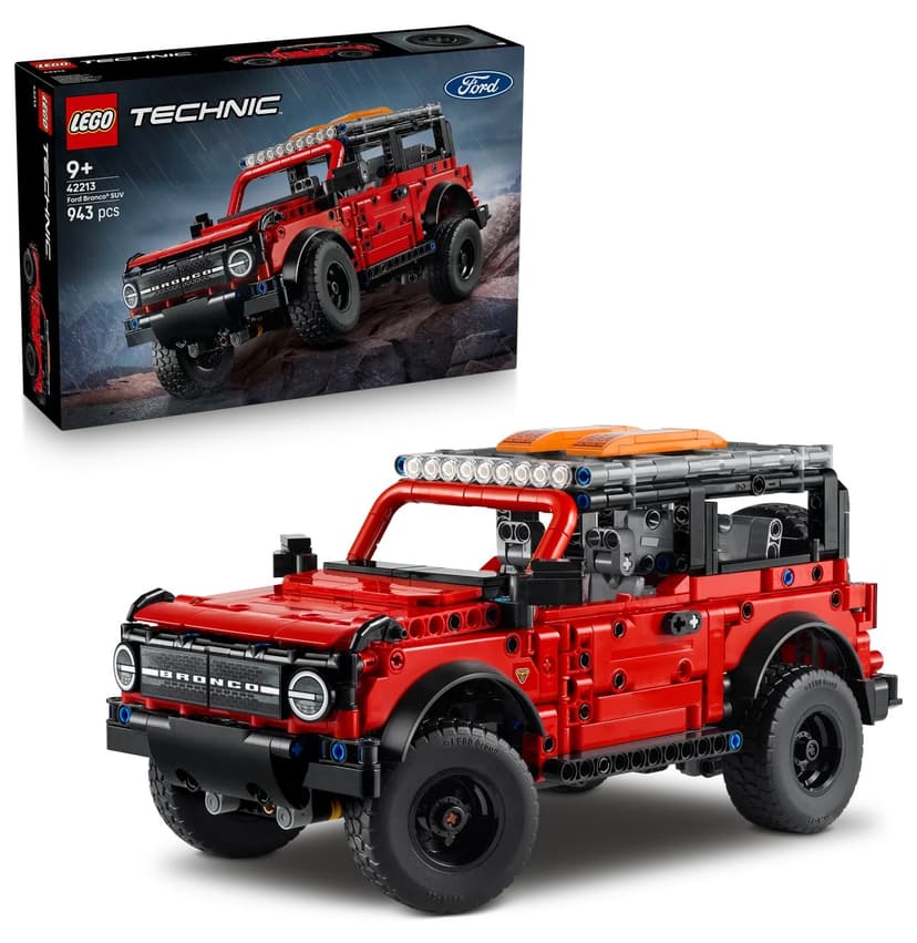 لگو Technic مدل Ford Bronco SUV 42213 با 943 قطعه لگو Technic مدل Ford Bronco SUV 42213 با 943 قطعه