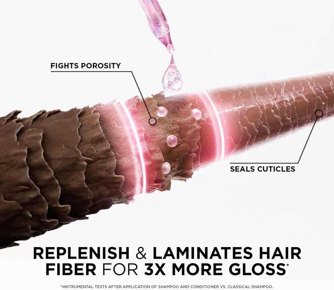 شامپو و نرمکننده L'Oréal Paris Elvive Glycolic Gloss حاوی اسید گلیکولیک 400ml + 360ml شامپو و نرمکننده L'Oréal Paris Elvive Glycolic Gloss حاوی اسید گلیکولیک 400ml + 360ml