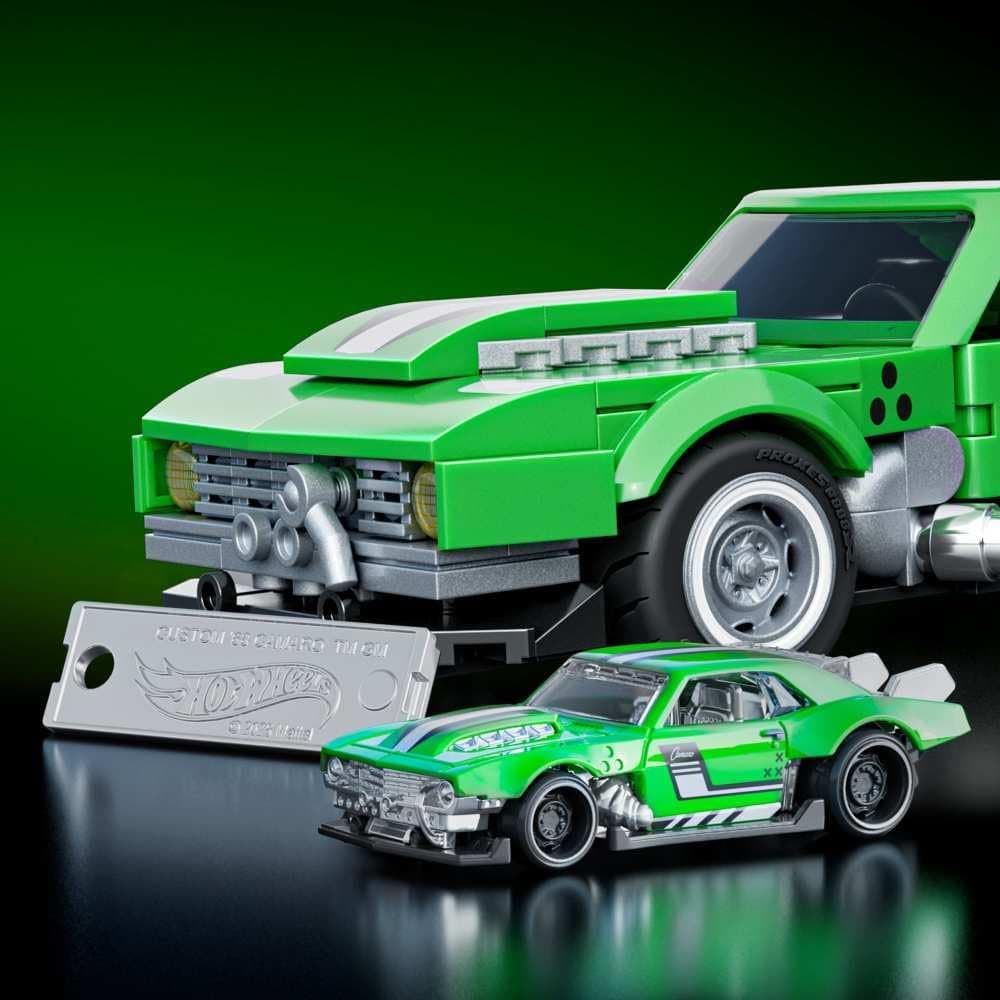 ست ساختنی Mattel Brick Shop Hot Wheels Speed Camaro مدل JFT16 ست ساختنی Mattel Brick Shop Hot Wheels Speed Camaro مدل JFT16