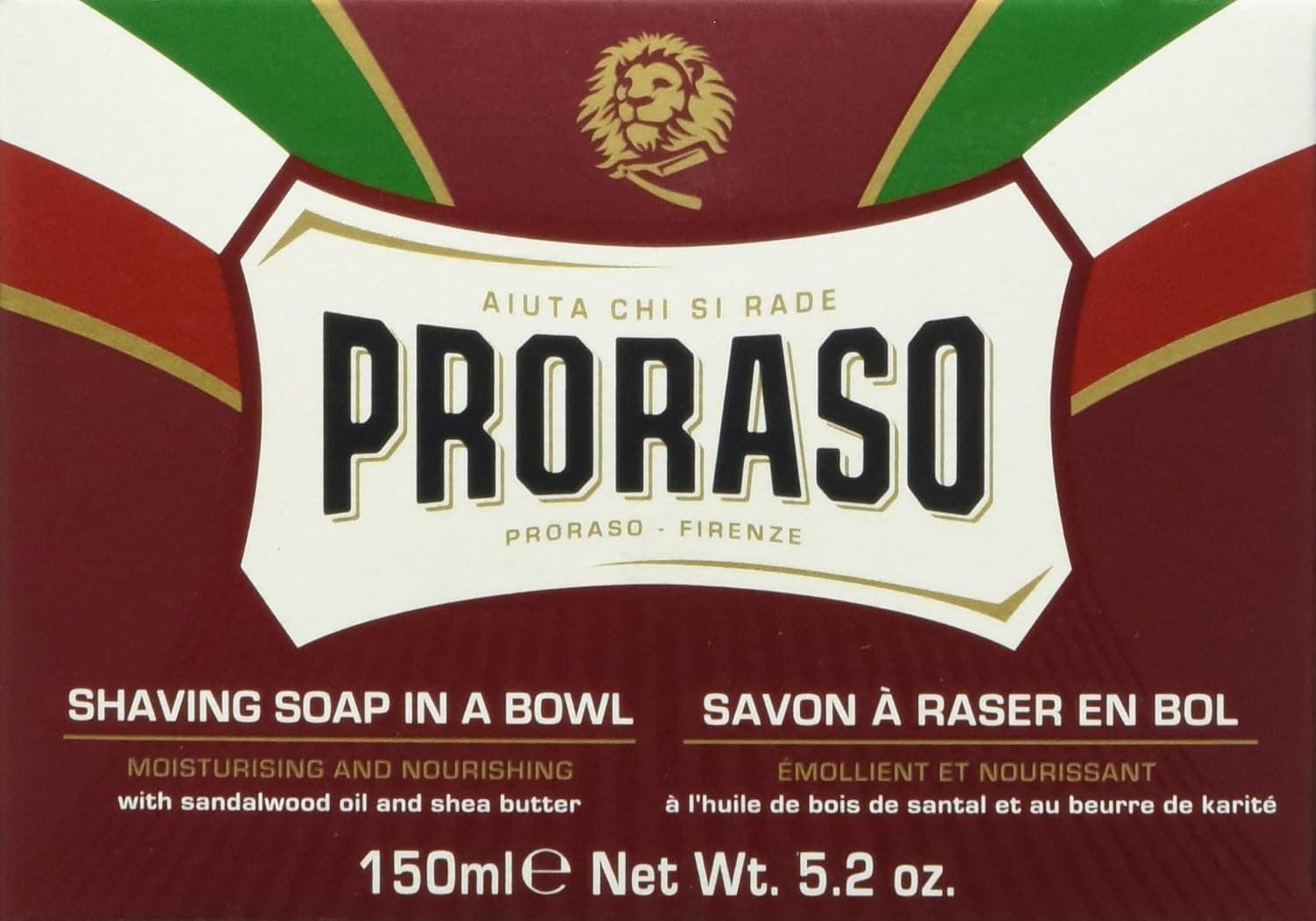 صابون اصلاح مردانه Proraso در کاسه قرمز 150 ml صابون اصلاح مردانه Proraso در کاسه قرمز 150 ml