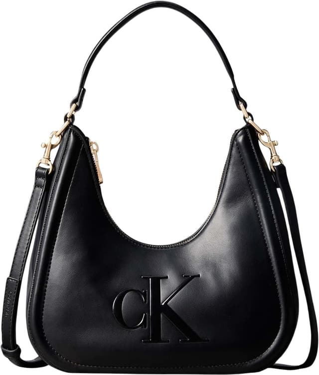 کیف زنانه Calvin Klein هلالی کوچک مدل BOLD CK SMALL CRESCENT کیف زنانه Calvin Klein هلالی کوچک مدل BOLD CK SMALL CRESCENT