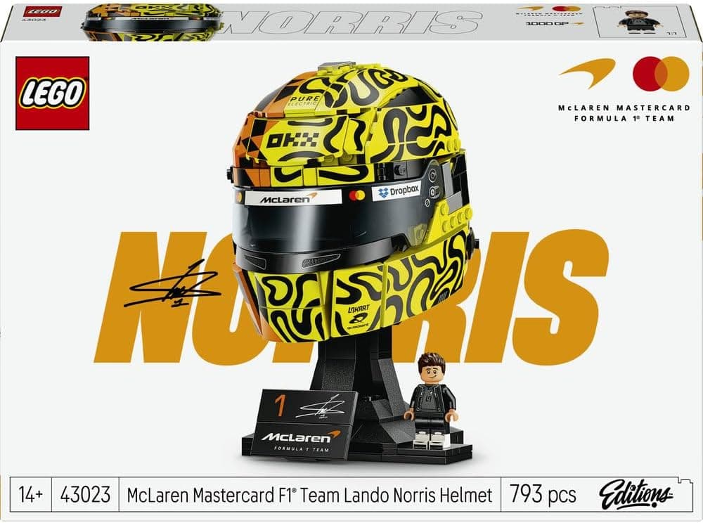 لگو Editions کلاه ایمنی ساختنی تیم McLaren Mastercard F1 Lando Norris مدل 43023 لگو Editions کلاه ایمنی ساختنی تیم McLaren Mastercard F1 Lando Norris مدل 43023