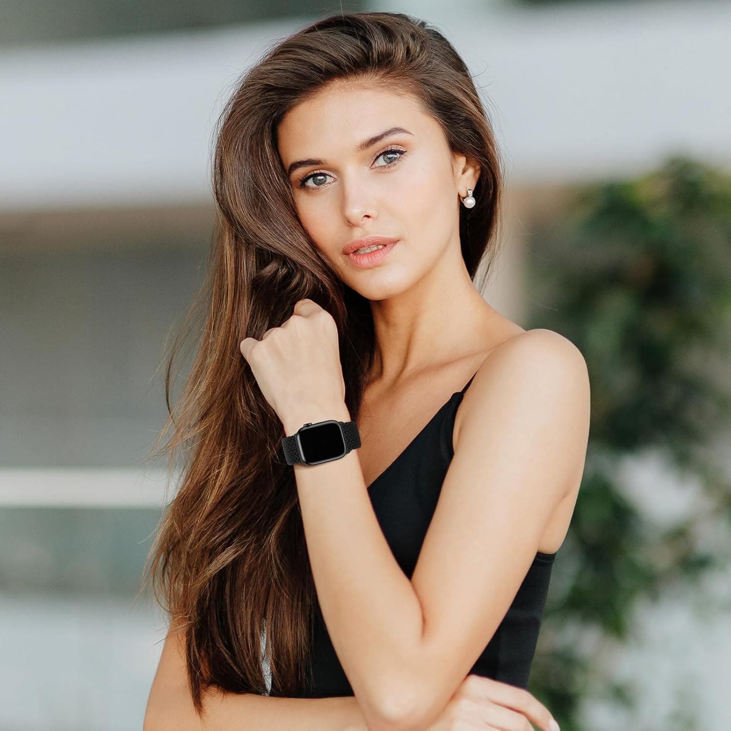 بند سازگار با Apple Watch minesk بافتنی انعطافپذیر با سگک مغناطیسی فلزی بند سازگار با Apple Watch minesk بافتنی انعطافپذیر با سگک مغناطیسی فلزی