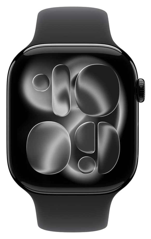 ساعت هوشمند Apple Watch Series 11 GPS 46mm بدنه آلومینیومی مشکی بند اسپرت مشکی M/L ساعت هوشمند Apple Watch Series 11 GPS 46mm بدنه آلومینیومی مشکی بند اسپرت مشکی M/L