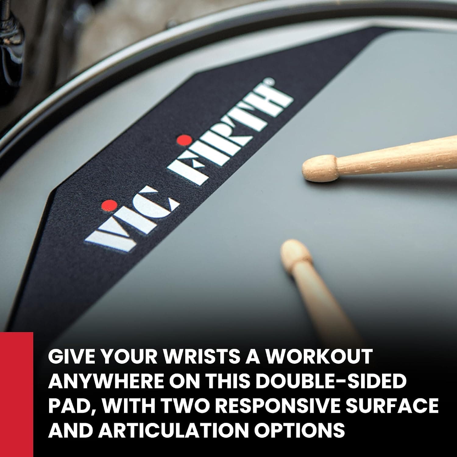 پد تمرین Vic Firth دوطرفه 6" سخت و نرم پد تمرین Vic Firth دوطرفه 6" سخت و نرم