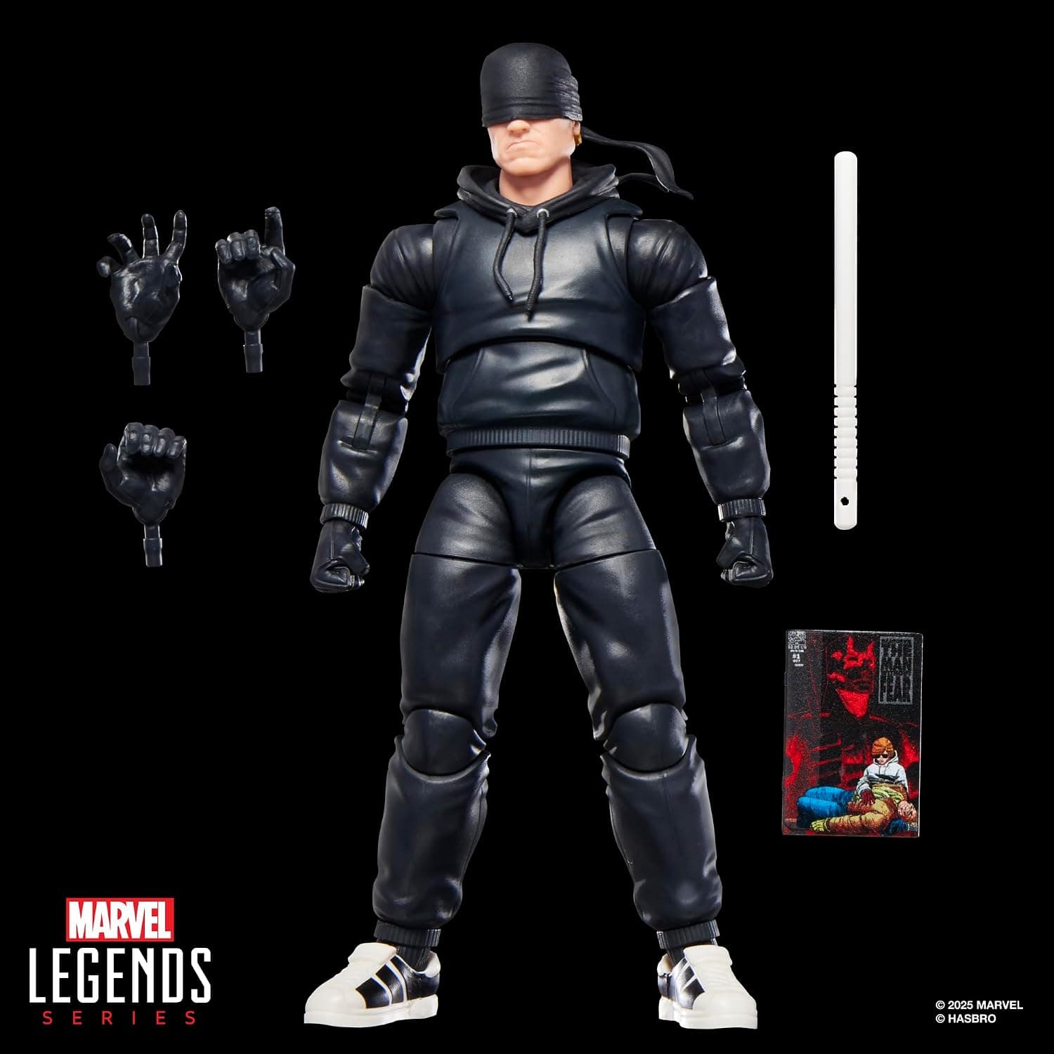 اکشن فیگور کلکسیونی Marvel Legends Series Daredevil, The Man Without Fear الهامگرفته از کمیک، مقیاس 6 اینچ با اکسسوری هماندازه شخصیت اکشن فیگور کلکسیونی Marvel Legends Series Daredevil, The Man Without Fear الهامگرفته از کمیک، مقیاس 6 اینچ با اکسسوری هماندازه شخصیت