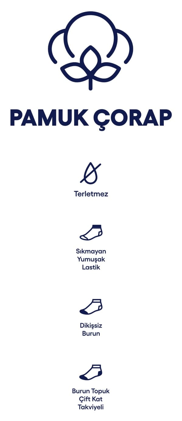 جوراب ورزشی مردانه Kiğılı پنبهای کشدار ست 3 تایی جوراب ورزشی مردانه Kiğılı پنبهای کشدار ست 3 تایی