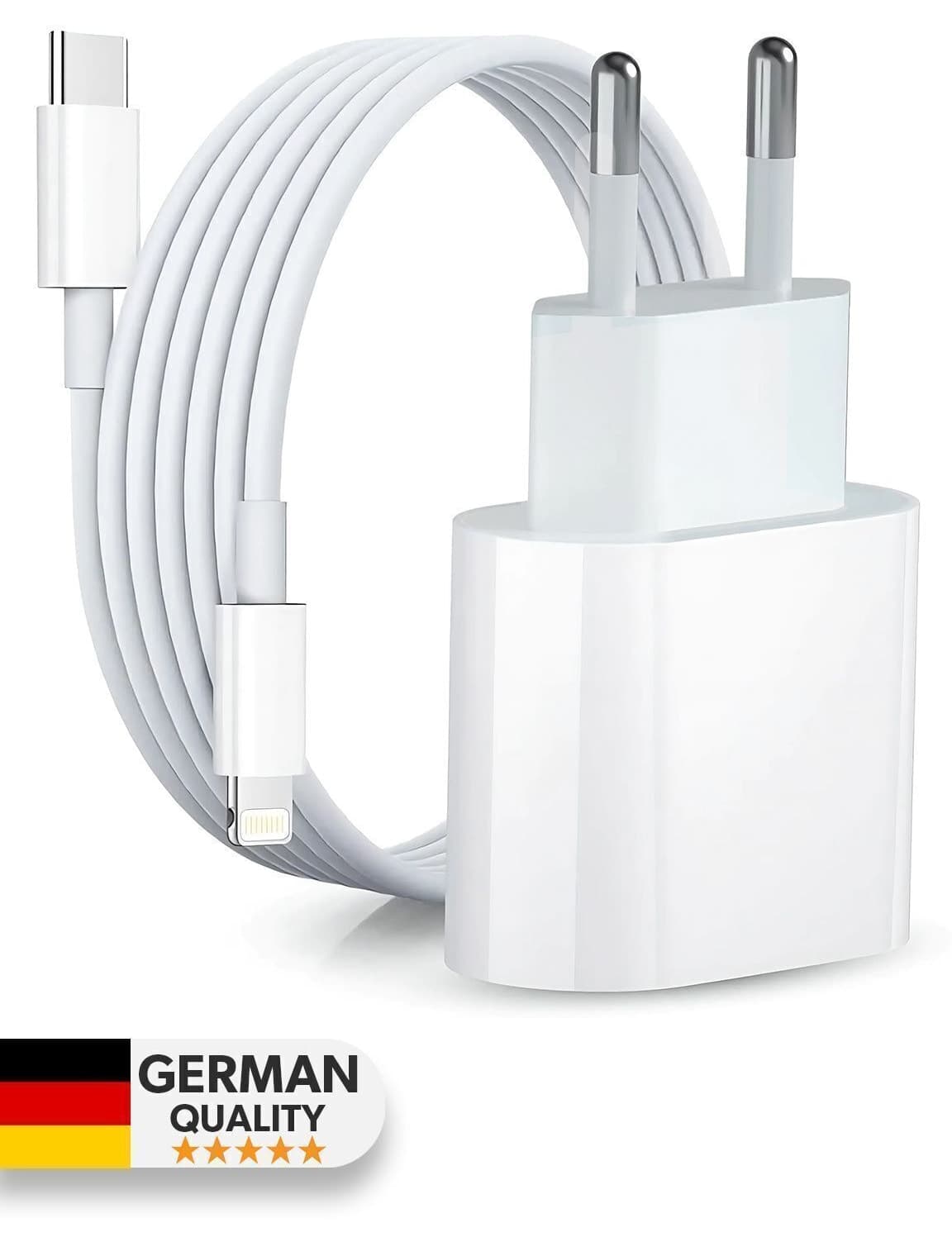 شارژر سریع Woyax By Deji 20W Lightning برای iPhone 8 تا 14 شارژر سریع Woyax By Deji 20W Lightning برای iPhone 8 تا 14
