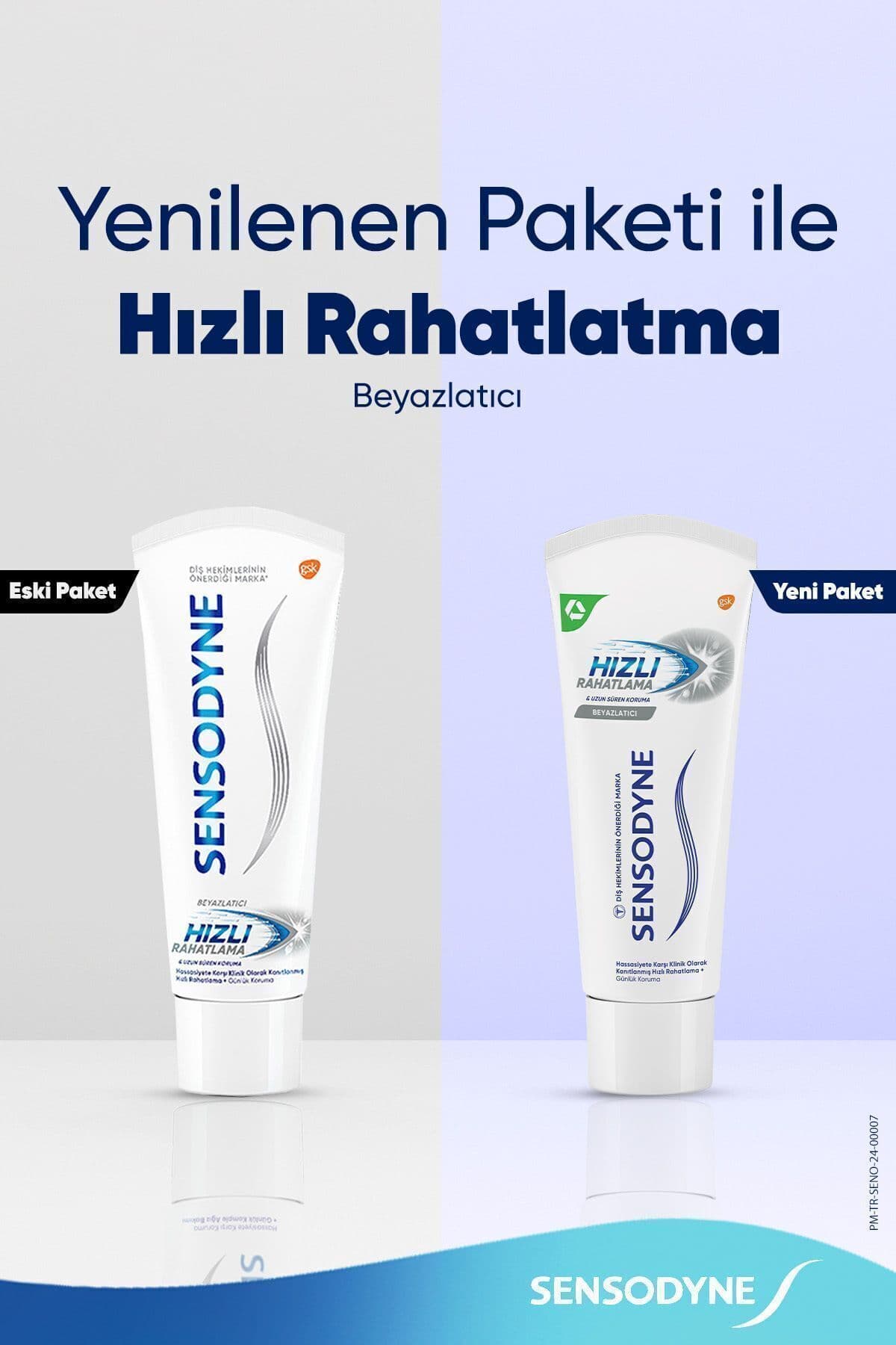 خمیر دندان Sensodyne سفیدکننده تسکین سریع 75ml + مسواک نرم 2 عددی خمیر دندان Sensodyne سفیدکننده تسکین سریع 75ml + مسواک نرم 2 عددی