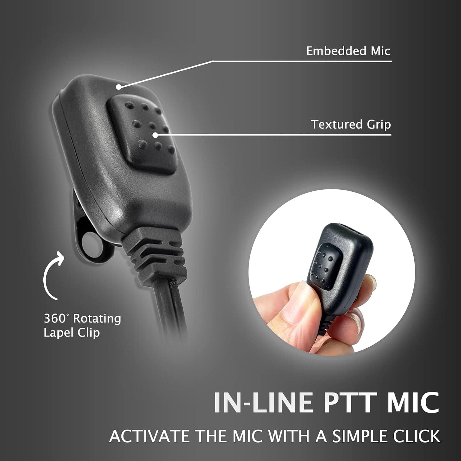 هدست گوشی چرخشی مناسب بیسیمهای دوطرفه Motorola PROMAXPOWER G-Shape با دکمه PTT خطی مدل SL7550e، SL7580، SL300، SL3500e، SL4000، SL8550e، SL1K هدست گوشی چرخشی مناسب بیسیمهای دوطرفه Motorola PROMAXPOWER G-Shape با دکمه PTT خطی مدل SL7550e، SL7580، SL300، SL3500e، SL4000، SL8550e، SL1K