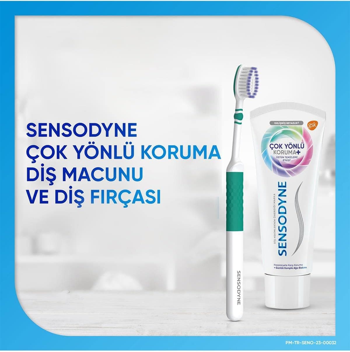 مسواک Sensodyne با محافظت چندمنظوره متوسط 1+1 مسواک Sensodyne با محافظت چندمنظوره متوسط 1+1