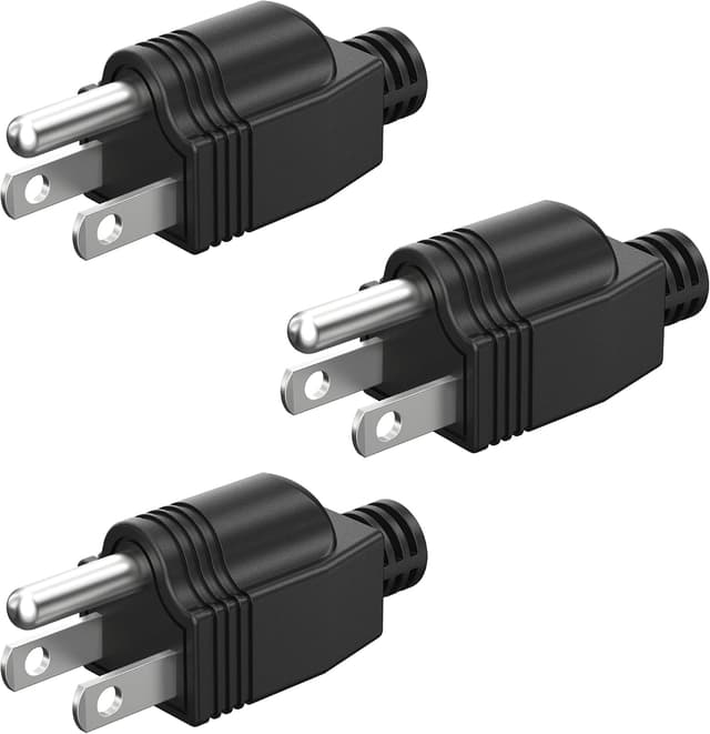 دوشاخه برق جایگزین نری Bangjia NEMA 5-15P 125V 15A 2Pole 3Wire دوشاخه برق جایگزین نری Bangjia NEMA 5-15P 125V 15A 2Pole 3Wire