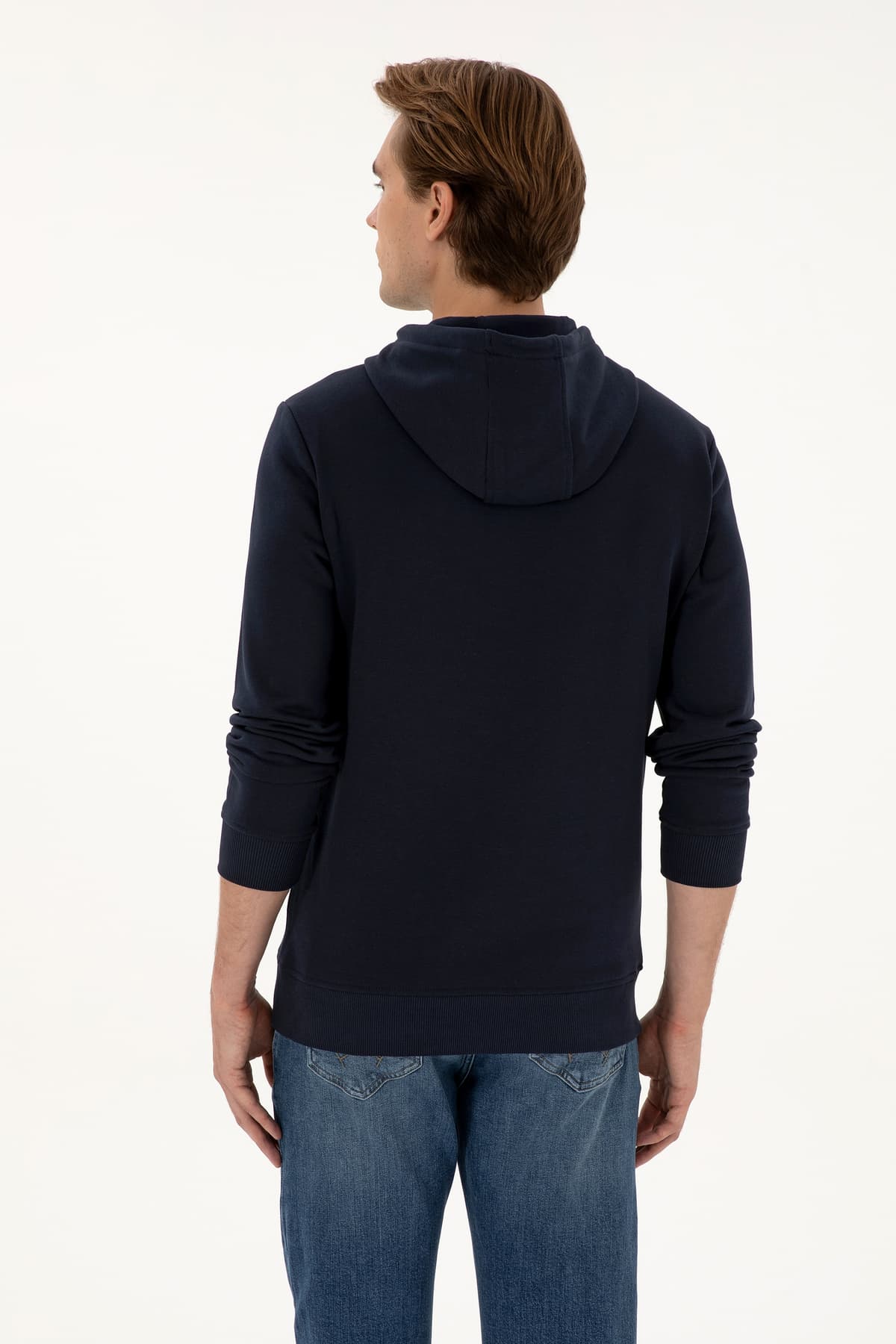 سویشرت مردانه U.S. Polo Assn. کلاهدار سرمهای فیت معمولی مدل 50313720-VR033 سویشرت مردانه U.S. Polo Assn. کلاهدار سرمهای فیت معمولی مدل 50313720-VR033