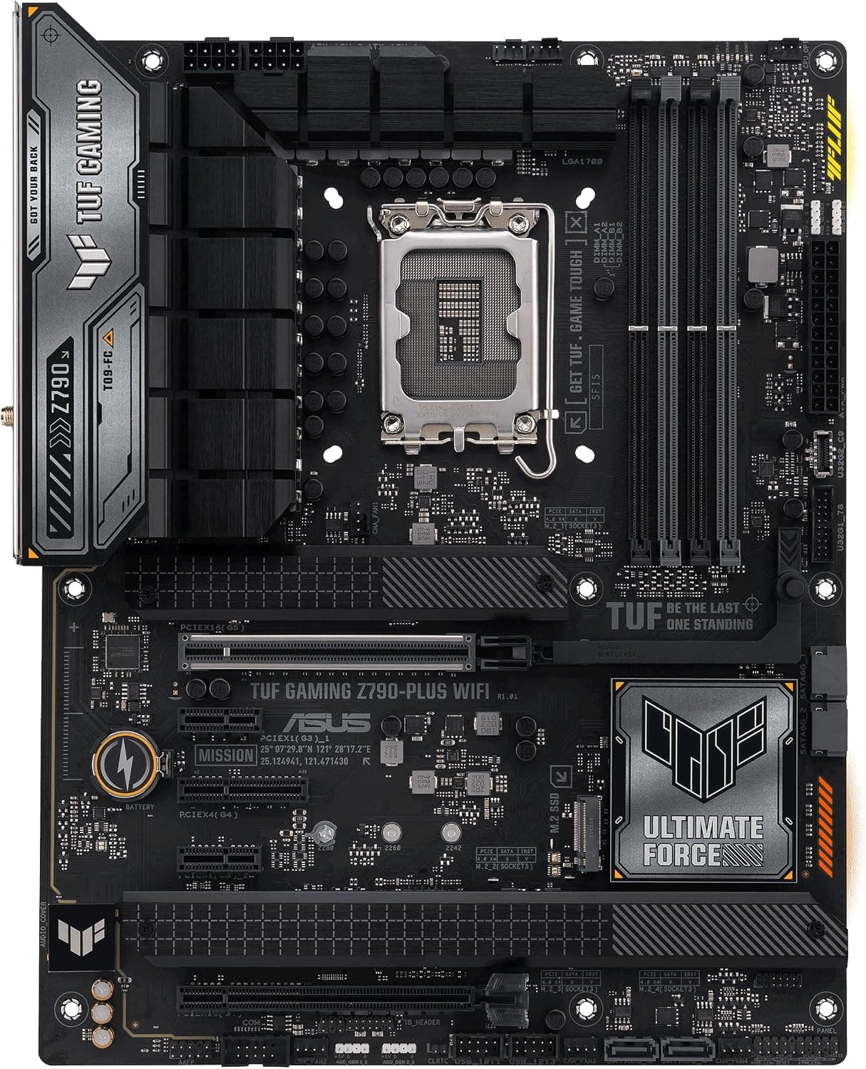 مادربرد ASUS مدل TUF Gaming Z790-Plus WiFi سوکت LGA 1700 DDR4 مشکی مادربرد ASUS مدل TUF Gaming Z790-Plus WiFi سوکت LGA 1700 DDR4 مشکی