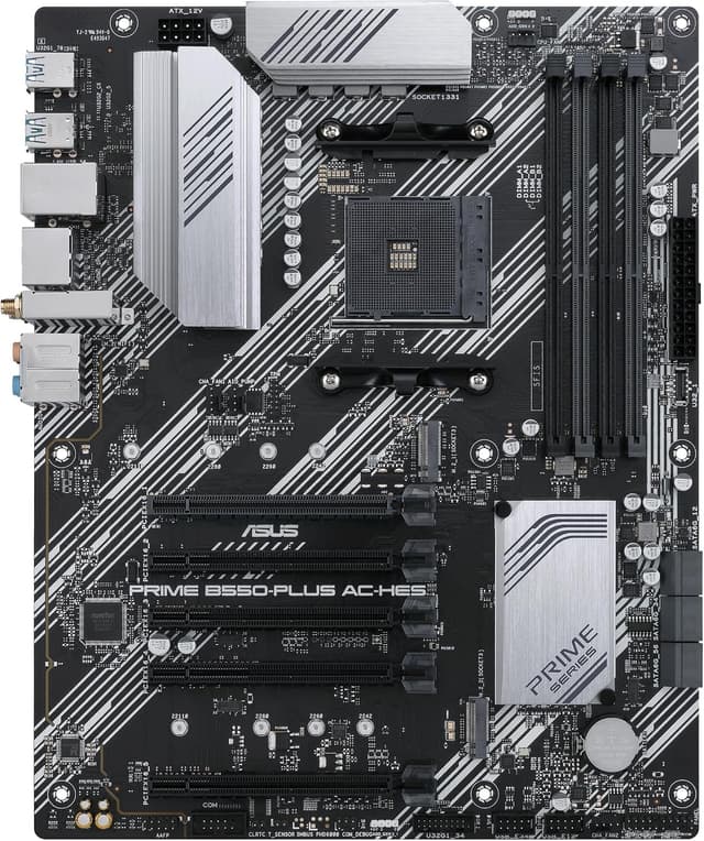 مادربرد ASUS مدل Prime B550-PLUS AC-HES سوکت AM4 ATX مادربرد ASUS مدل Prime B550-PLUS AC-HES سوکت AM4 ATX