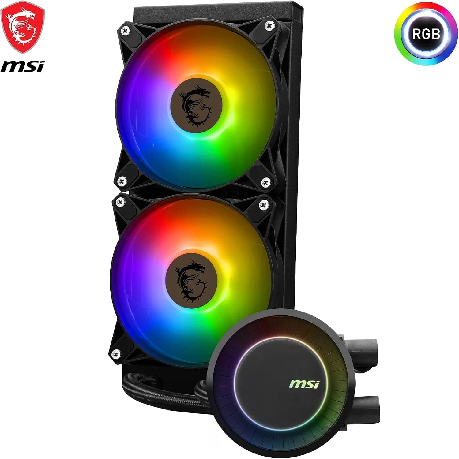 خنککننده مایع پردازنده MSI MAG CoreLiquid E240 مشکی 240mm خنککننده مایع پردازنده MSI MAG CoreLiquid E240 مشکی 240mm