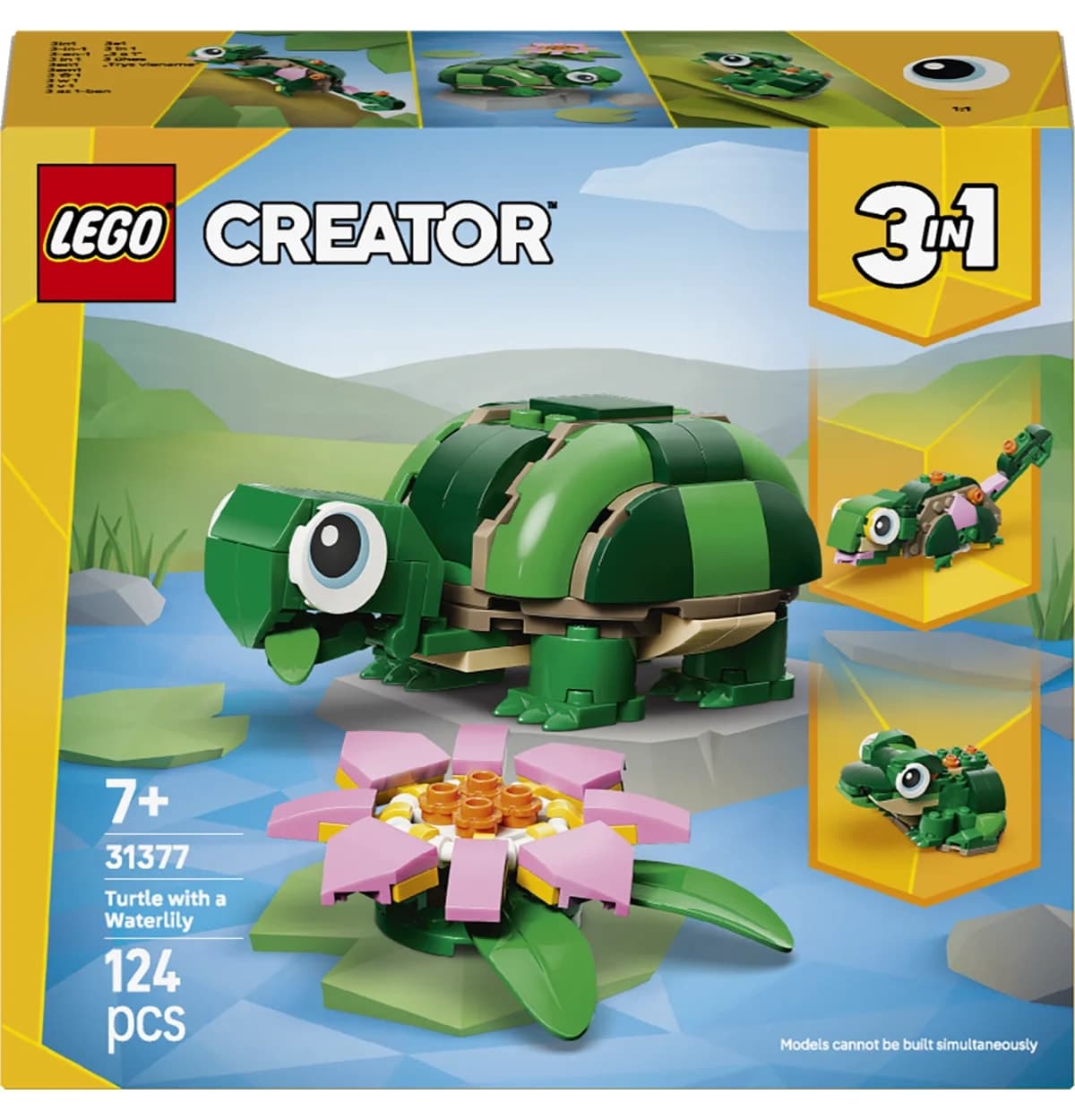 لگو Creator 3’ü 1 Arada مدل 31377، لاکپشت و گل نیلوفر، مناسب 7+ لگو Creator 3’ü 1 Arada مدل 31377، لاکپشت و گل نیلوفر، مناسب 7+