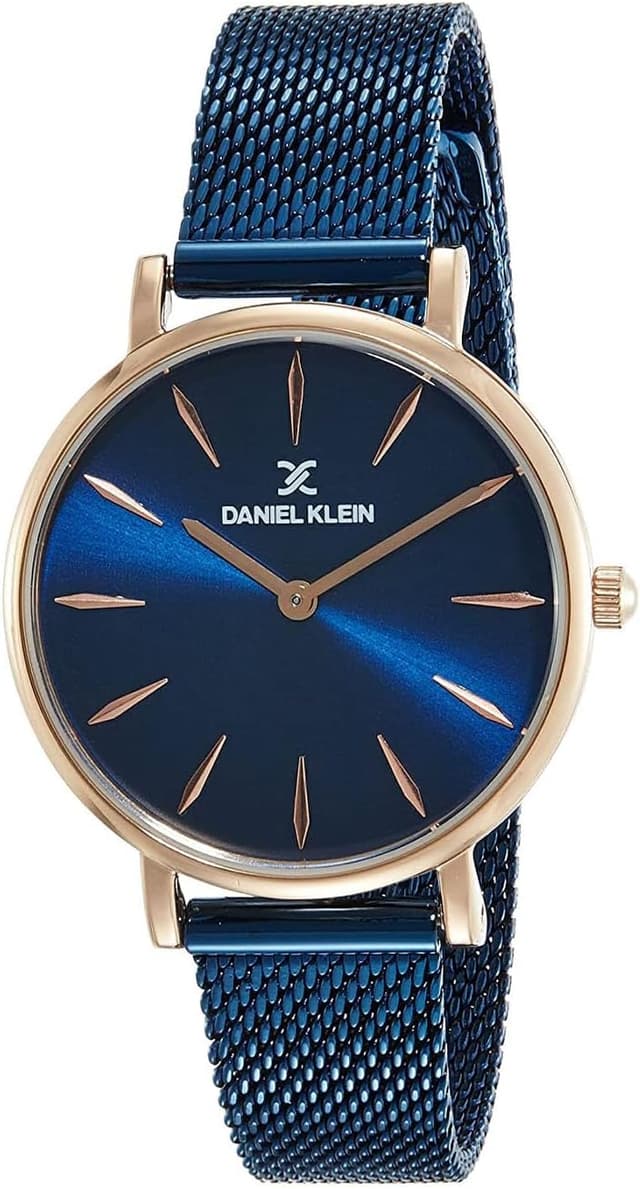 ساعت مچی آنالوگ زنانه Daniel Klein صفحه آبی بند Fiord-Ladys مدل DK11695-7 ساعت مچی آنالوگ زنانه Daniel Klein صفحه آبی بند Fiord-Ladys مدل DK11695-7