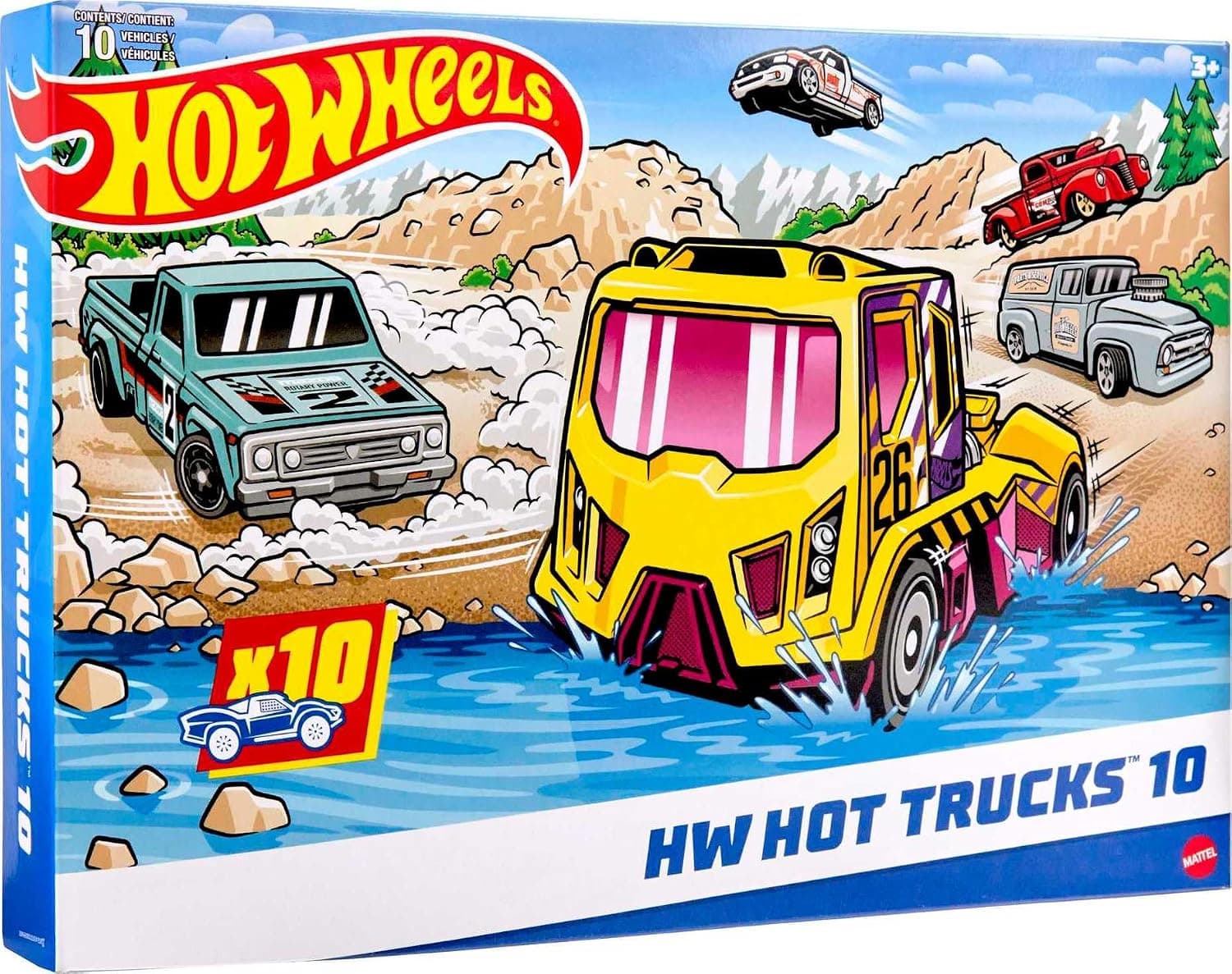 مجموعه ۱۰تایی خودروهای مسابقهای Hot Wheels مجموعه ۱۰تایی خودروهای مسابقهای Hot Wheels