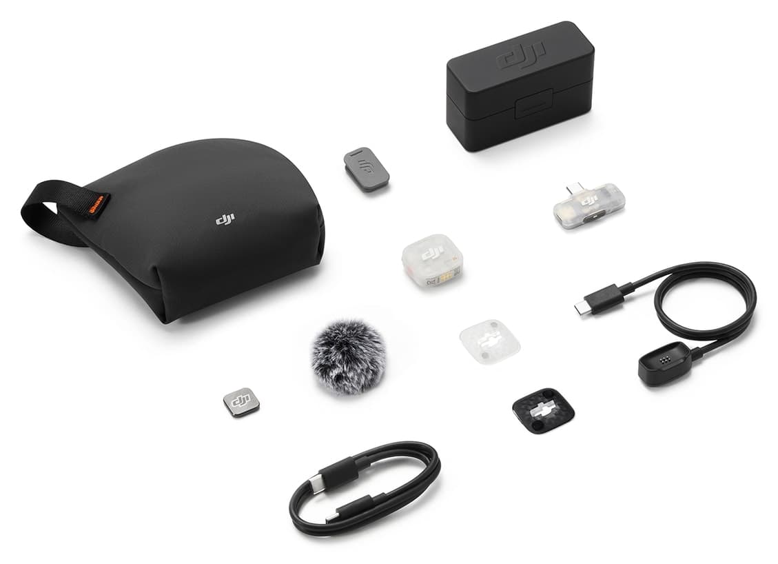 میکروفون بیسیم DJI Mic Mini 2S با 1 TX + 1 Mobile RX کیس شارژ میکروفون بیسیم DJI Mic Mini 2S با 1 TX + 1 Mobile RX کیس شارژ